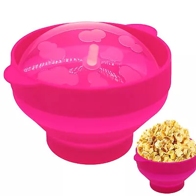 Popcorn Maker Cup Home Pop Corn Popper Machine Cooker Snack Hot Microwave Bowl • $10.04