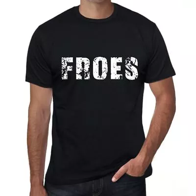 £19.95 • Buy Froes Mens Vintage Printed T Shirt Black Birthday Gift 00553