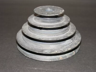 $39.99 • Buy 4 Step Lathe/Machine Cone Pulley 1/2  Bore, 1/2  V-Belt