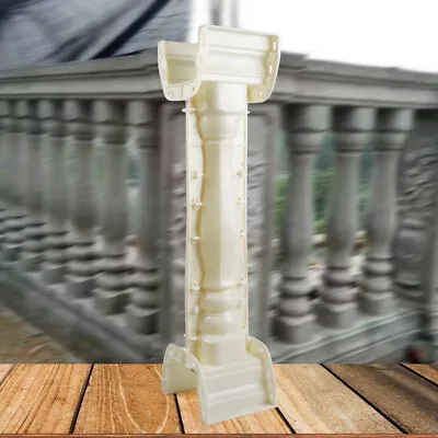 89 Cm Roman Concrete Plaster Cement Column Moulds Balustrade Molds Fence Pillar • $58