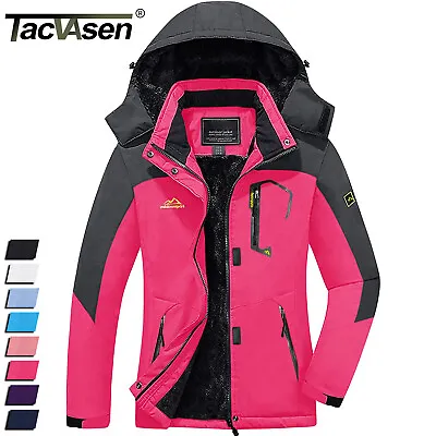 £61.18 • Buy Women's Waterproof Ski Snow Jacket Winter Fleece Coat Outdoor Walking Work Parka