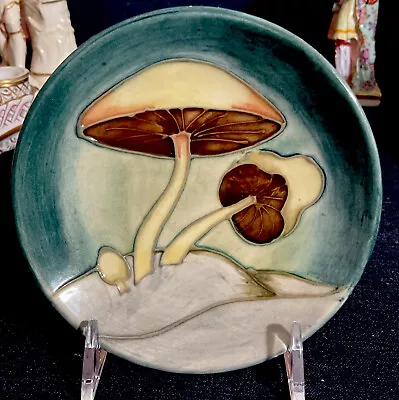 Moorcroft Fairy Rings Toadstool Vintage 780/4 Tray Philip Richardson 1990 EUC • $95