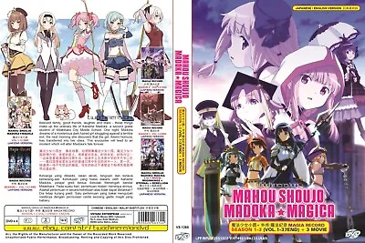 ANIME DVD~ENGLISH DUBBED~Mahou Shoujo Madoka Magika+Magia Record(1-37End+3Movie) • $28.79