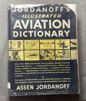 Vintage 1942 Jordanoff's Illustrated Aviation Dictionary - 2nd Edition • $15