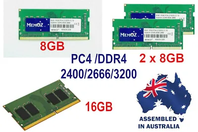 8GB 16GB 32GB DDR4 RAM SoDimm Notebook Memory 2400 2666 3200 Mhz Memoz 5 YrsWnty • $40