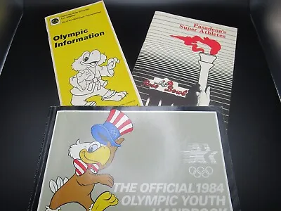 Olympic Youth Handbook 1984 Ticket Stub Etc. -  Los Angeles Olympic Games • £12.54