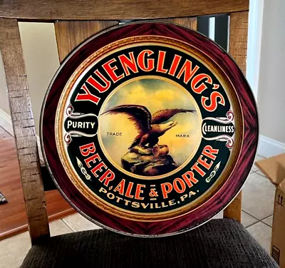 Stunning Yuengling's Eagle Beer Large Size Metal Tray Yuenglingpottsville Pa • $175