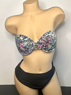 NEW W/out Tags Victoria’s Secret Strapless Halter Bikini Swim Top - 36B • $25
