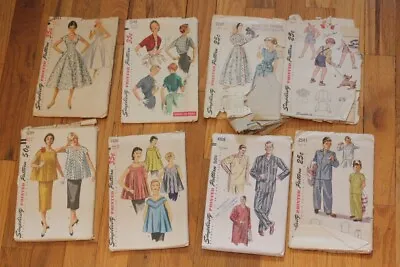 Simplicity Sewing Pattern Lot - Family Boy Girl  Vintage 1940s & 1950s • $12.95