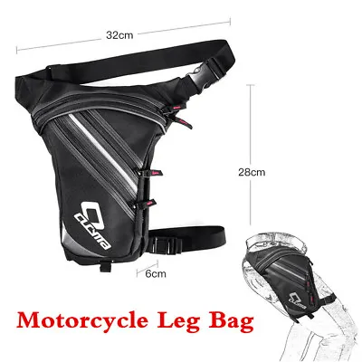 $30.50 • Buy 1Pcs Waterproof Motorcycle Leg Bag Hip Thigh Pack Waist Pouch Travel Accessories