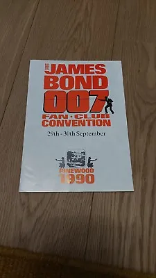 James Bond Fan Club Pinewood 1990 Event Brochure • £6.99