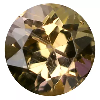 0.57 Ct Impressive Round Cut (5 X 5 Mm) Tanzania Yellow Tanzanite Gemstone • $9.99