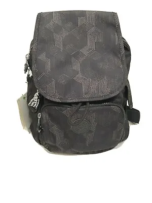 £86.64 • Buy Kipling City Pack Mini Backpack Geometric Printed Water Repellent Lightweight 