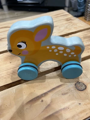 £2 • Buy Le Toy Van Wooden Bambi Push Along