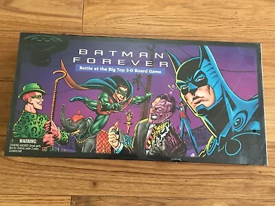 Vintage Parker Brothers Batman Forever Battle The Big Top 3-d Board Game Sealed • $24.99