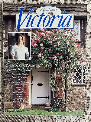 Victoria Magazine April 1990 Issue • $8