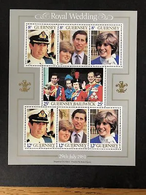 £1.59 • Buy Guernsey 1981 Mnh Royal Wedding Charles And Diana Ms239 Mini Sheet - Free Uk P&p