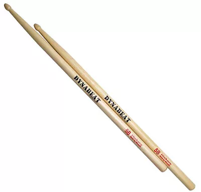 Wincent Dynabeat USA Hickory Wood Tip 5B Drum Sticks • $11.95