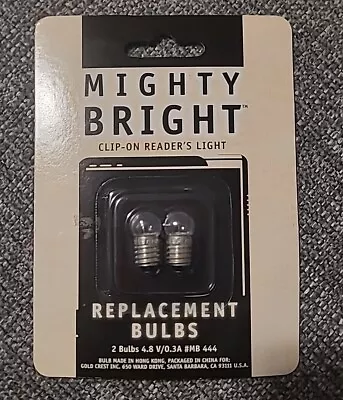 Original Oem Replacement Bulbs For Mighty Bright Book Reading Light  2 Pack • $18.99