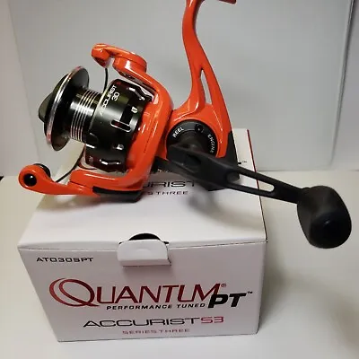 Quantum Pt Accurist S3 30 Ato30spt 5.2:1 Maxcast Titanium Bail Spinning Reel 7bb • $79