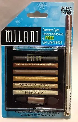 Milani Runway Eyes Fashion Eyeshadow READY TO WEAR + Eye Liner Pencil COCOA • $10.16