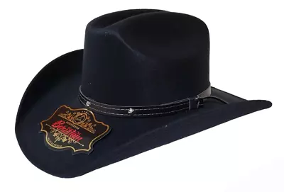 Men's Black Western Cowboy Hat The Old Beristain Luxury Style Horma California • $38.95