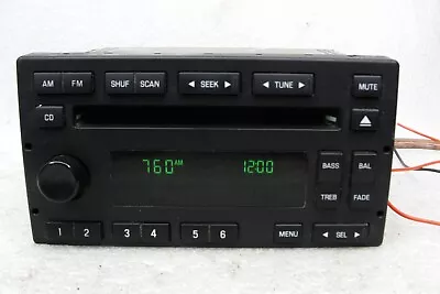 Ford OEM Single CD RADIO AMFM Escape Crown Vic Grand Marquis Marauder 03-10 6W7T • $152.99