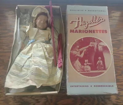 Vintage Hazelles Marionette Doll String Puppet-Bo-Peep? • $12.99