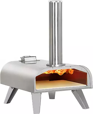 BIG HORN OUTDOORS Pizza Ovens Wood Pellet Pizza Oven Wood Fired Pizza Maker • $169.44