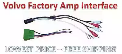 Aftermarket Stereo Factory Radio Amp Amplifier Interface Wire Harness Cable Plug • $14.99