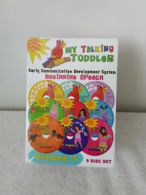 My Talking Toddler Beginning Speech Development System 9  Disc Set  Volume 1 NEW • $20.50