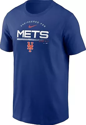 Nike New York Mets T-Shirt Blue Men’s Engineered For Mets Cotton Mens Size XL • $22.95