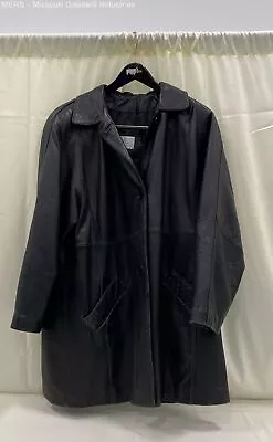 Valerie Stevens Men's Black Lamb Leather Jacket - Size L • $14.99