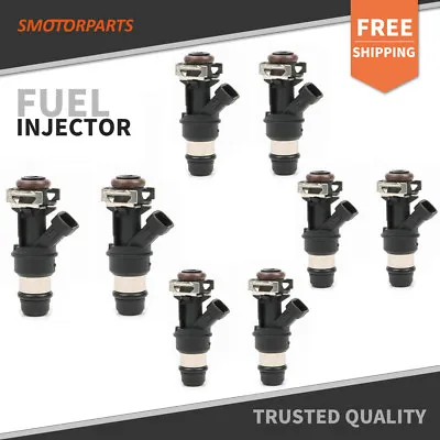 8 PCS 80lb 830cc Fuel Injectors For GM 4.8L 5.3L 6.0L  Exc.Flex 2001-2007 • $70.89