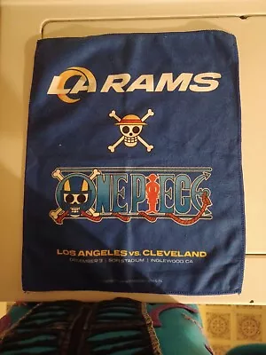 One Piece LA Rams Rally Towel Rams Vs Cleveland Collectible • $18