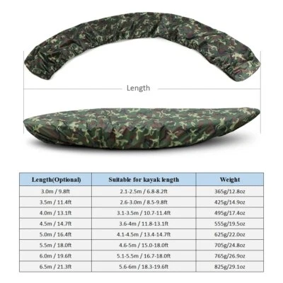 $29.65 • Buy Kayak Canoe Transport Storage Dust Cover Waterproof UV Sunblock Shield Protector