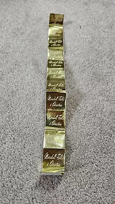 12 Unused Marshall Fields & Christmas Gold Foil Gift Box Tissue Stickers Seals • $8.99