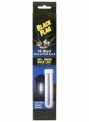 Black Flag 15-Watt Bug Zapper Replacement Light Bulb BB-15WHT- NEW • $11.44