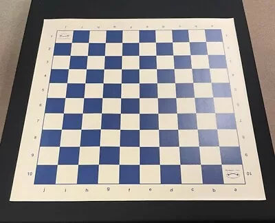 Musketeer Variant Chess Board - Vinyl - 10x10 Square - Blue • $29.99