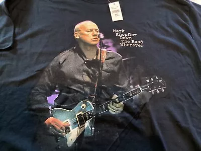 Mark Knopfler Dead Stock Concert T Shirt XLARGE Nwt “Down He Road Wherever” 2019 • $35.99