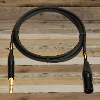 Open Box Mogami 6-foot Gold 1/4  TRS To XLR Male Cable For Powered Speakers 6' • $45