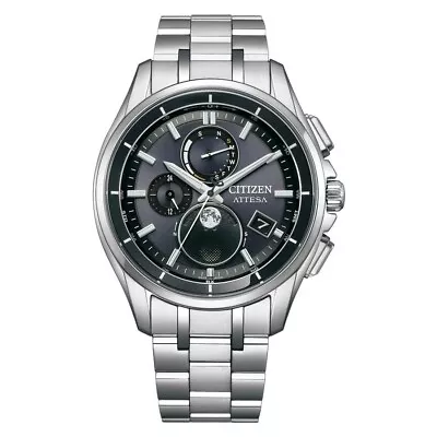 Citizen Attesa BY1001-66E Moon Phase Eco-Drive Atomic Solar Men Watch Japan • $659