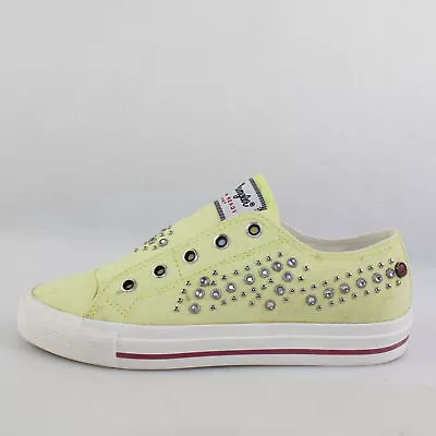 Women's Shoes WRANGLER 5 (EU 35) Sneakers Yellow Canvas DC564-35 • $49.90