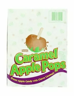 $21 • Buy Tootsie Caramel Apple Pops Suckers Candy Lollipops Bulk Green Apple 48 Count Box