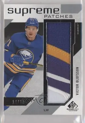 2021-22 Upper Deck SP Game Used Supreme Patch /15 Victor Olofsson #SP-VO Patch • $86.79