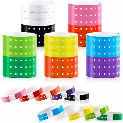 600 Pcs Plastic Wristbands For Events Vinyl Wristband Plastic Bracelet For Ev... • $53.91