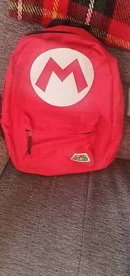 Super Mario Unisex Backpack Rucksack School Bag • £12