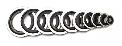 METRIC Bonded Dowty Washers Sizes: M5 - M26 - Bonded Seals With Nitrile Rubber  • £4.05