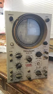 Vintage EICO DC Wide Band Oscilloscope Model 460 For Parts Not Working No Cord • $34.99