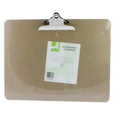 Q-Connect A3 Masonite Clipboard KF01305 - NEW AND 24H DELIVERY • £8.99